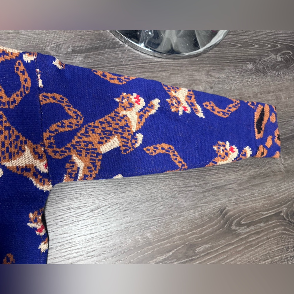 Farm Rio Leopards Jacquard Cardigan - Picture 5 of 9